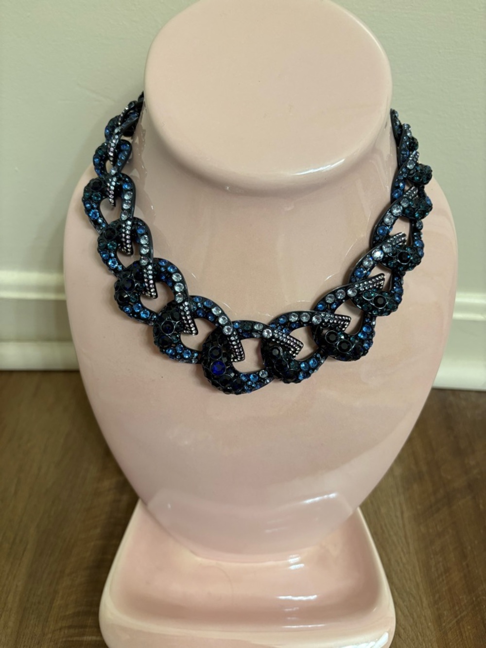 Swarovski: Tabloid Collar, Blue